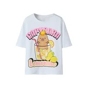 NAME IT Majica NKFAbina Capybara  mešane barve / bela