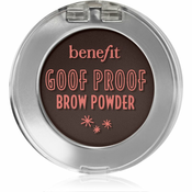 Benefit Goof Proof Brow Powder puder za obrvi odtenek 5 Warm Black Brown 1,9 g