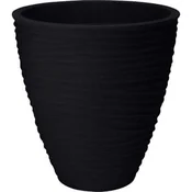 ProGarden Lonec za rože KO-Y54201710 zunanja rebrasta 40 cm antracitna