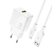 Dudao DUDAO PD 2.4A GAN POLNILEC ZA IPHONE XS MAX 11 12 13 14 Z LIGHTNING KABLOM, (5000306002)