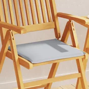 Vrtne podloge za sjedalo 2 kom svjetlosive 45x45x2cm cetvrtaste