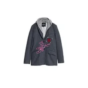 Desigual Blazer grafit/svetlo siva/svetlo roza