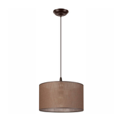 LED luster na sajli NOEL 1xE27/60W/230V braon
