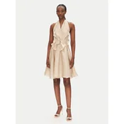 Rinascimento Cocktail obleka CFC0124419003 Zlata Regular Fit
