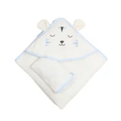 Bebekevi Peškir s kapuljacom i rukavicom cute lion – beli ( BD1475B )