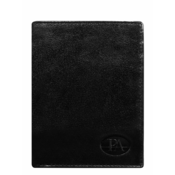 Black classic mens leather wallet