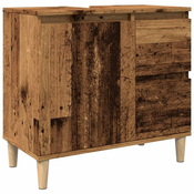 Ormaric za umivaonik boja drva 65x33x60 cm konstruirano drvo
