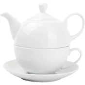 FINE 2 DINE Appetite čajni set Tea-for-One, bel, porcelan, prostornina: 0,45 litra, 140 mm