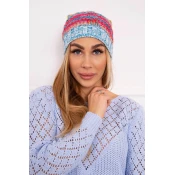 Kesi Cap with fleece Klaudia K255 yellow neon+blue