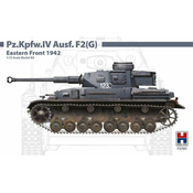 Hobby2000 maketa-miniatura Pz.Kpfw.IV Ausf.F2 (G) Esteren front 1942 • maketa-miniatura 1:72 tanki in oklepniki • Level 3