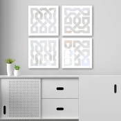 Wallity Set ogledala BYZ1896810094, Beli