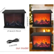 slomart ATL AG854A LED svetilka v obliki kamina 28x15x21cm
