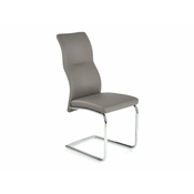 Stol Houston 1719 Siva, 101x44x45cm, Eko usnje, Kovina
