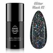 NANI trajni lak Amazing Line 5 ml – Glitter Black