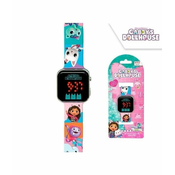 Kids Euroswan Otroška digitalna LED ura Euroswan - Gabby's Dollhouse