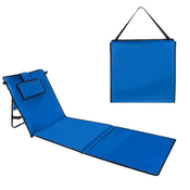 Malatec Oxford podloga za na plažo z nastavljivim naslonjalom + blazina 150x50cm
