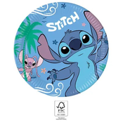 Lilo&Stitch: Papirnati krožniki s Stitchom in Angelom - 23 cm, 8 kosov