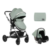 KikkaBoo Kolica Amaia Mint premium set 2in1 sa autosedištem I-Size (KKB11246 SET)