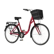 Bicikl Fashion Venssini Grace 26 Alu 18 V-Brake Kontra 155-178cm (S/M) Crveni