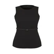 Trendyol Curve Ženska bluza Tbbss25Af00109, Crna