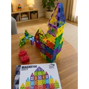 Magnetne Kocke Magnetni konstruktor set Rainbow Create & Move 108 delova Magnetne kocke ( SW12763 )