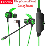 Lenovo HS-10 Surround 7.1 Gaming Headset Green