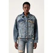 Liu Jo prehodna jakna ženska denim Selected by Gigi Hadid