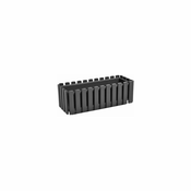 Antracitno sivo korito za rože Gardenico Fency System, dolžina 50 cm