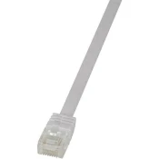 LogiLink RJ45 omrežni kabel CAT 6U S /FTP [1x RJ45 konektor - 1x RJ45 konektor] 2 m bela LogiLink