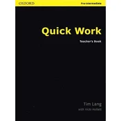 Quick Work Pre-intermediate TB