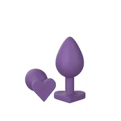 Love Signal Heart Plug Large – silikonski analni plug, 9.5 cm
