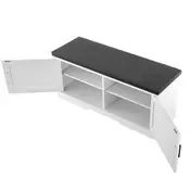 VEVOR Klop za shranjevanje čevljev 1000x355x460 mm bela