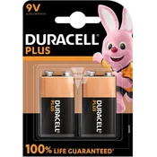 DURACELL Duracell Plus-9V B2 9 V baterija alkalno-manganov 9 V 2 kos, (20638366)