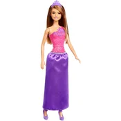 Mattel MATTEL BARBIEPRINCEZA LUTKA - RJAVOLASNA V PURPURNI OBLEKI (GGJ95)