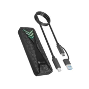 IcyBox IcyBox IB-1805ML-CU31 kucište za NVMe M.2 SSD, RGB