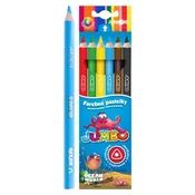 Barvice JUNIOR Ocean World JUMBO trikotne - komplet 6 kosov