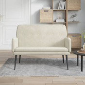 Shumee Klop krem 108x79x79 cm žamet, (20655992)