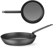 Hendi Ponev za vse vrste štedilnikov, iz ogljikovega jekla, premera 264 mm