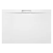 KAZUKO Pladenj za prhanje iz litega marmorja, 130x90 cm, bel - Bela - 130x90x3 cm - Polysan - KAZUKO - 24 - Liti marmor - 1300 - Pravokotni - 900 - 30 - 14