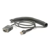 RS232 Cable - 2.7 m - DB-9 - RS-232 - Grey