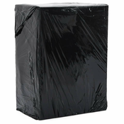 vidaXL raztegljiva folija 2 kosa črna 30 µm 50 cm x 300 m