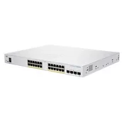 Cisco stikalo CBS250-24FP-4X (24xGbE, 4xSFP , 24xPoE , 370W) - REFRESH