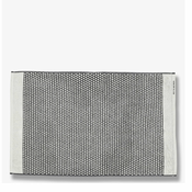 Črna/bela tekstilna kopalniška preproga 50x80 cm Grid – Mette Ditmer Denmark