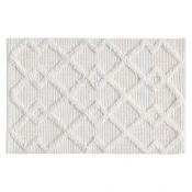 Kremno bela kopalniška preproga 50x80 cm Otis – douceur dintérieur