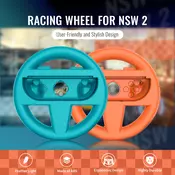 JYS volan za Nintendo Switch 2 – racing dodatak - Plava/Narancasta
