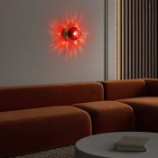 Opviq Zidna lampa Benek-15-14401, 15x18x15cm, IP20, Zlatna boje