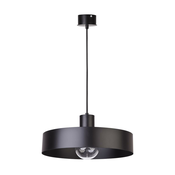 Luster na sajli RIF 1xE27/60W/230V pr. 35 cm crna