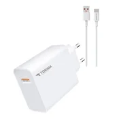 Brzi Smart Zidni Punjac | 33W | Kabel USB-A na Type-C | 1.0 m | TORIMA