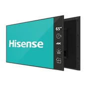 65 inca 65DM66D 4K UHD 500 nita Digital Signage Display - 24/7 Operation