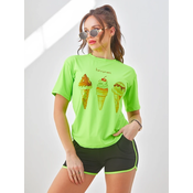 Resti Womens sports set with t-shirt and shorts Ice Cream